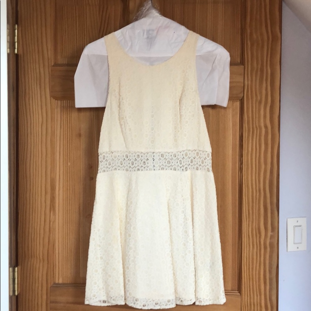 Cream juniors dress
